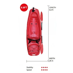 Kayak Single Fishing Kids YLLO-KAYAK-DAVID