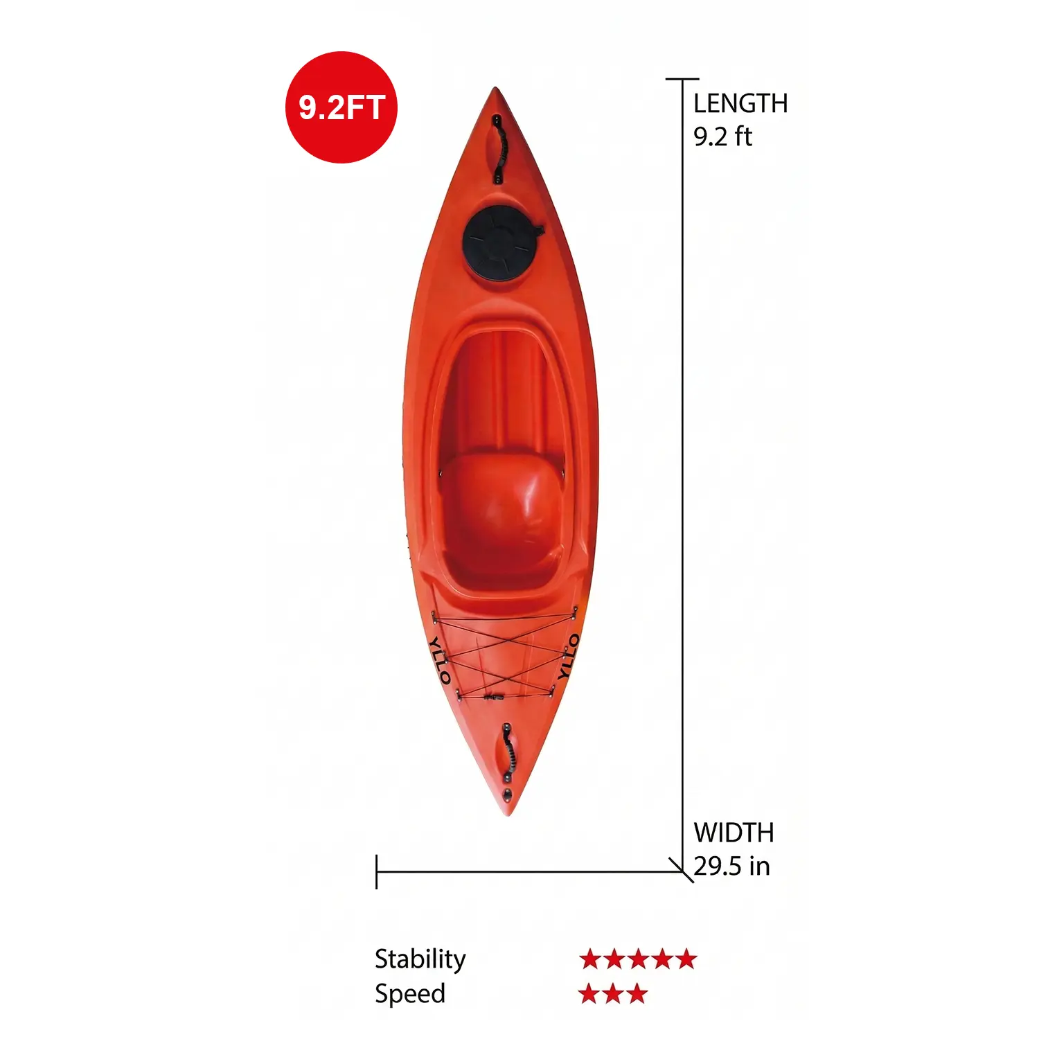 Kayak Single Touring YLLO-KAYAK-MILA
