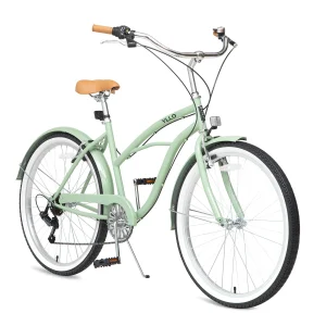 Premium 7-Speed Urban City Cruiser YLLO-VELO-CBF02