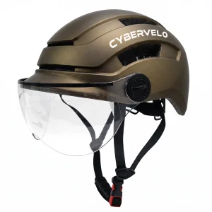 Classic Urban Cycling Helmet CYBERVELO CV38 Anthracite Matt Visor