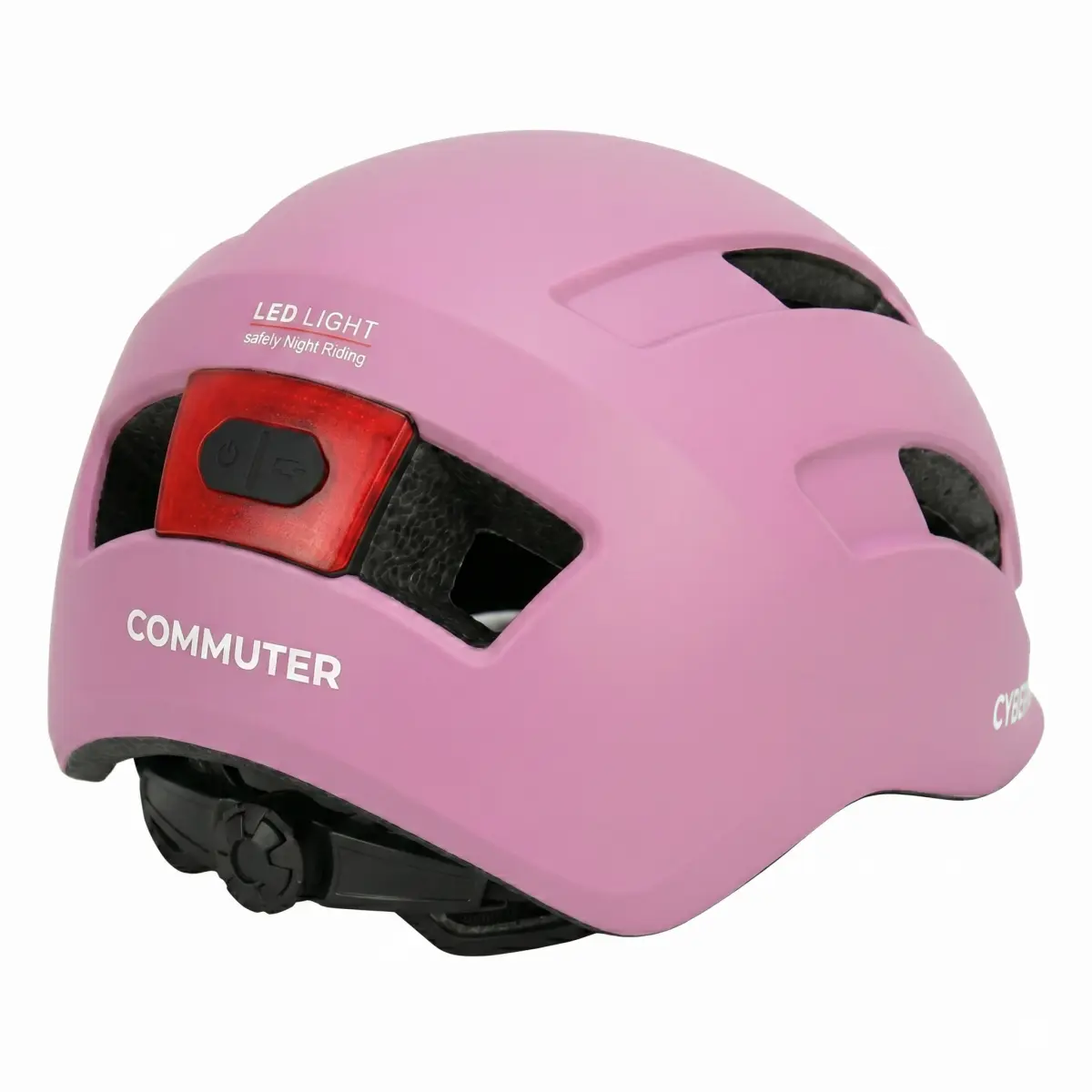 Classic Urban Cycling Helmet CYBERVELO CV38 Pink Matt - Image 2